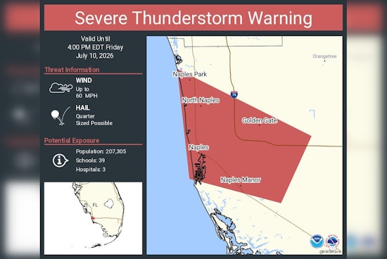 Afternoon Rager: 60-Mph Storm Warning Batters Naples