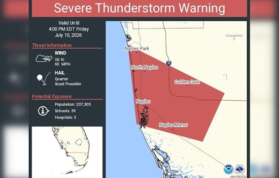 Afternoon Rager: 60-Mph Storm Warning Batters Naples
