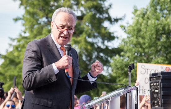 At Small Wyoming County Pantry, Schumer Sounds Alarm On SNAP Cuts Aimed At WNY