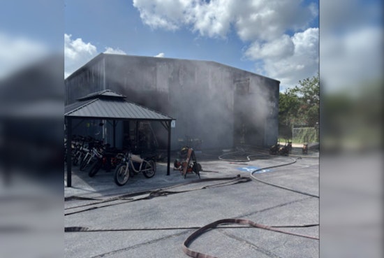 Austin Fire Battles Warehouse Blaze On St. Elmo Road