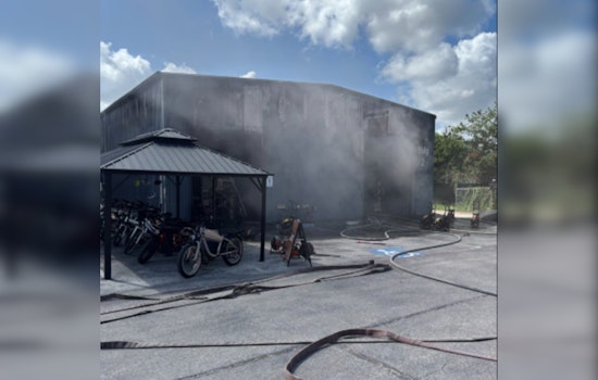 Austin Fire Battles Warehouse Blaze On St. Elmo Road