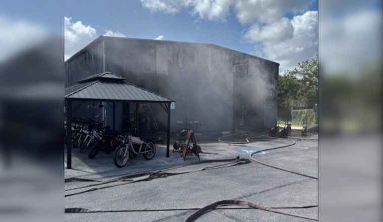 Austin Fire Battles Warehouse Blaze On St. Elmo Road