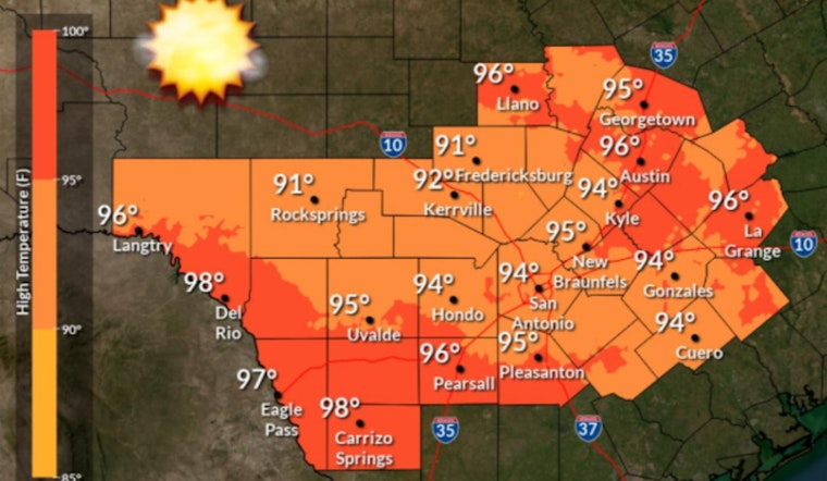Austin Near-100 Heat Through Fourth Of July Weekend