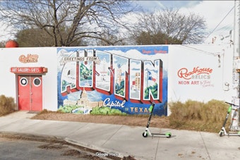 Austin’s Iconic Postcard Muralist Packs Up Neon For Round Top