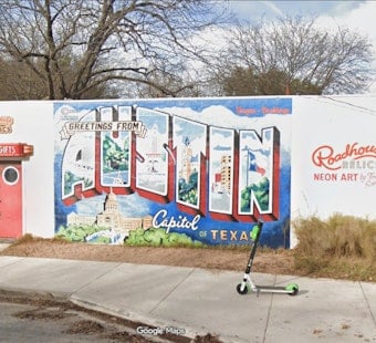 Austin’s Iconic Postcard Muralist Packs Up Neon For Round Top