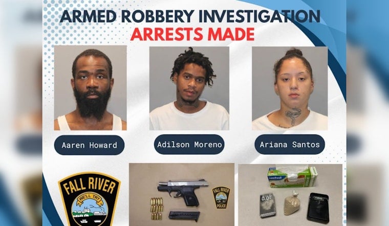 Belmont Club Heist Bust, Fall River Trio Nailed After Cops Seize Gun And Fentanyl