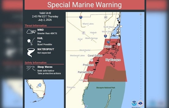 Biscayne Bay Boaters Scramble For Cover As Sudden Storm Triggers NWS Warning