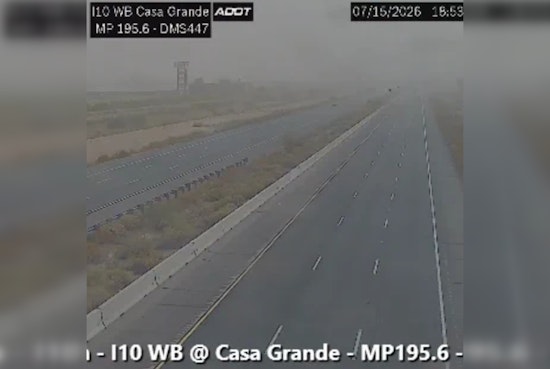 Dust Wall Slams I-10 Near Casa Grande As Officials Warn Drivers To Stay Out