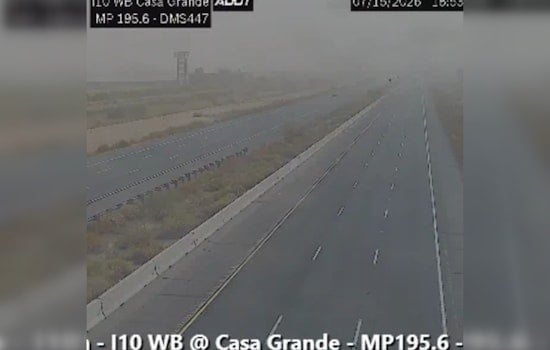Dust Wall Slams I-10 Near Casa Grande As Officials Warn Drivers To Stay Out
