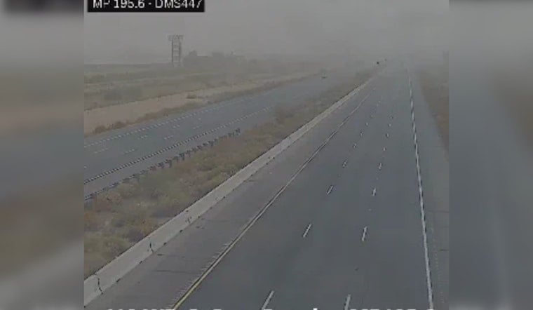 Dust Wall Slams I-10 Near Casa Grande As Officials Warn Drivers To Stay Out