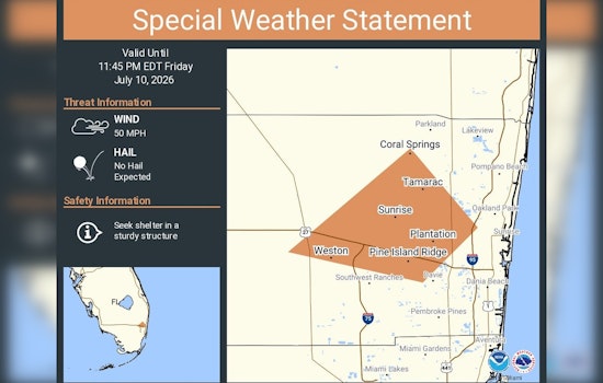 Blown Away: 50 Mph Gusts Put Coral Springs, Plantation and Sunrise on Edge
