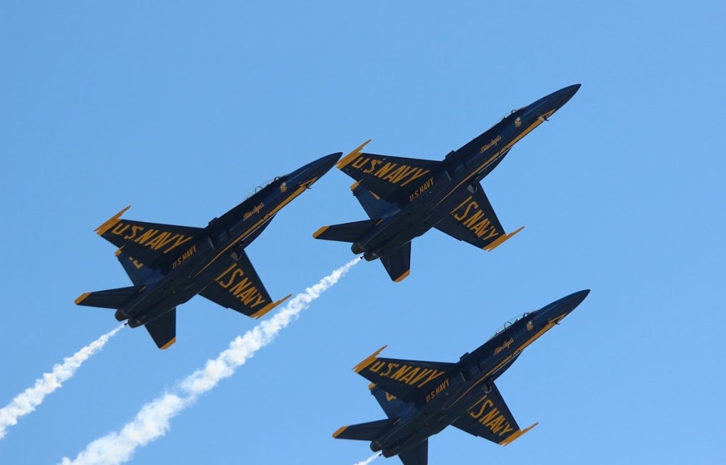 Blue Angels Roar Into Lake Charles For Thunder Over Louisiana Air Show