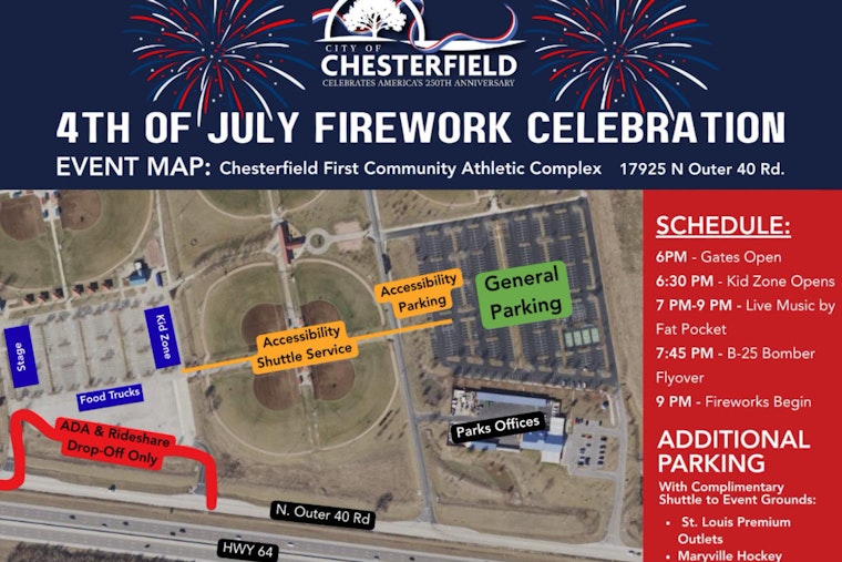 Bomber, Fireworks And Free Shuttles: Chesterfield’s July 4 Bash Gears Up