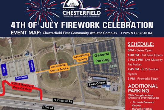 Bomber, Fireworks And Free Shuttles: Chesterfield’s July 4 Bash Gears Up