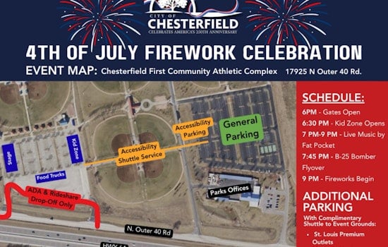 Bomber, Fireworks And Free Shuttles: Chesterfield’s July 4 Bash Gears Up