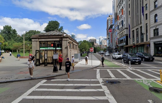 Boylston T Stop Taped Off As Police Swarm Boston Common