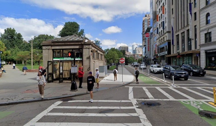 Boylston T Stop Taped Off As Police Swarm Boston Common