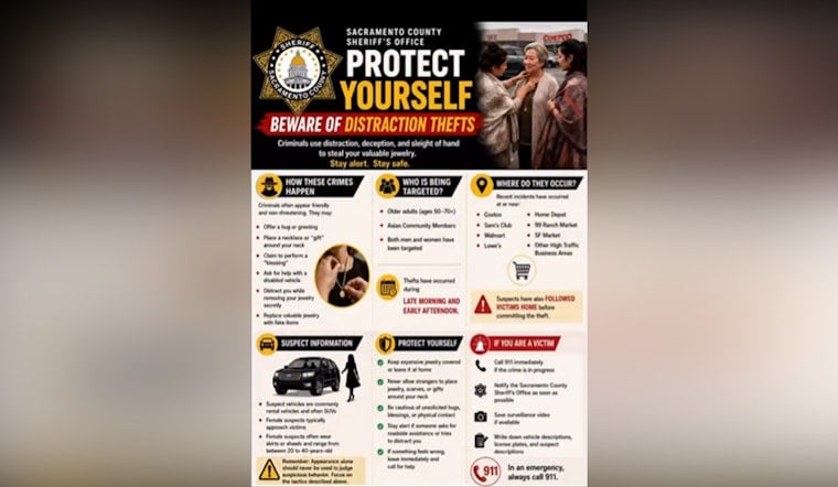 Brazen Jewelry Swaps Hit Sacramento Seniors, Sheriff Warns