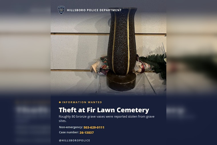 Brazen Thieves Swipe 80 Bronze Grave Vases From Hillsboro Cemetery