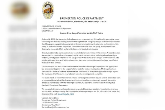Bremerton Vigilante Sting Targets Wrong Man, Police Say