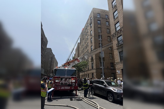 Bronx Firefighters Battle Blaze And Clutter At Sheridan Ave. High-Rise