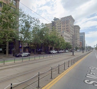 Burned-Out Main Street Block Eyes Four-Story Comeback
