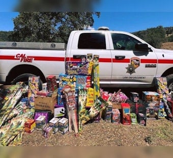 Cal Fire Seizes 5,000+ Pounds Of Illegal Fireworks In California