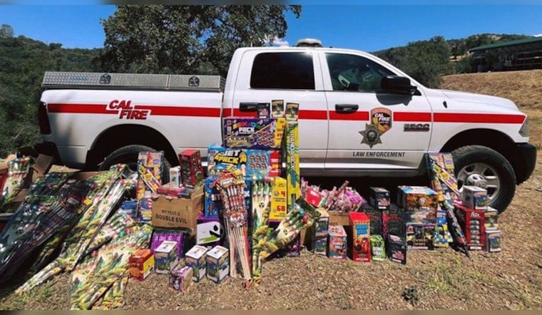 Cal Fire Seizes 5,000+ Pounds Of Illegal Fireworks In California