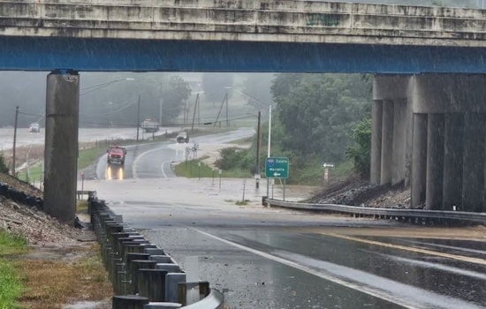 Caldwell Roads Turn Into Rivers as Sudden Downpour Slams Noble County