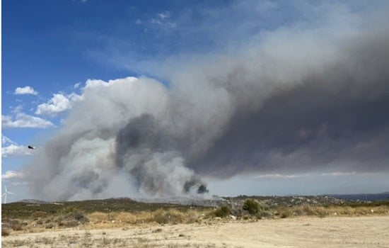Campo On Edge As Burckthorn Trail Brush Fire Ignites Night Sky