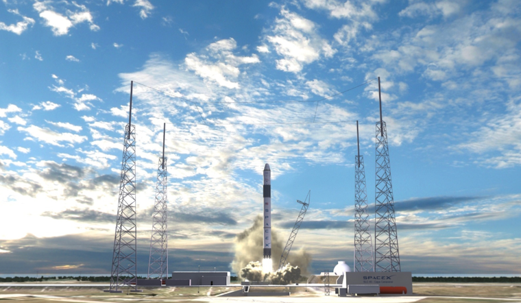 Cape Canaveral Braces As Two-Armed Space Mechanic Blasts Off On Falcon 9