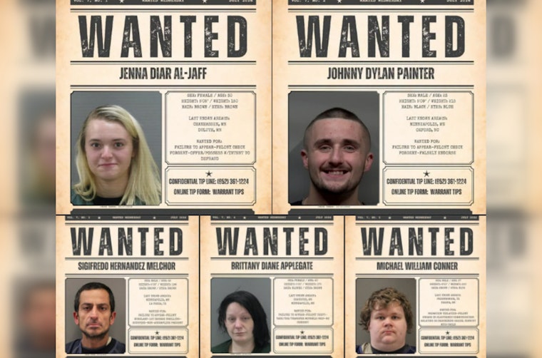 Carver County Cops Drop ‘Wanted Wednesday’ Lineup Of Five Wanted Suspects
