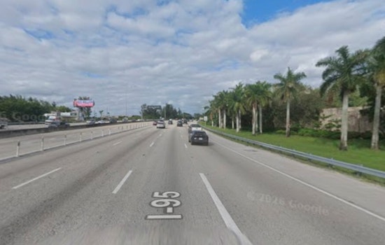 Cement Mixer Flip Cripples I-95 Morning Rush In North Miami-Dade