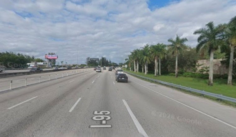Cement Mixer Flip Cripples I-95 Morning Rush In North Miami-Dade