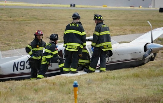 Centennial Runway Scare As Small Plane Skids Off Strip, One Hurt