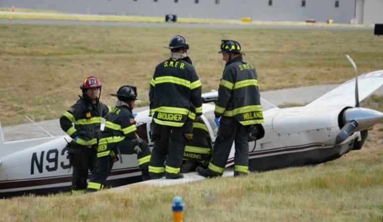 Centennial Runway Scare As Small Plane Skids Off Strip, One Hurt