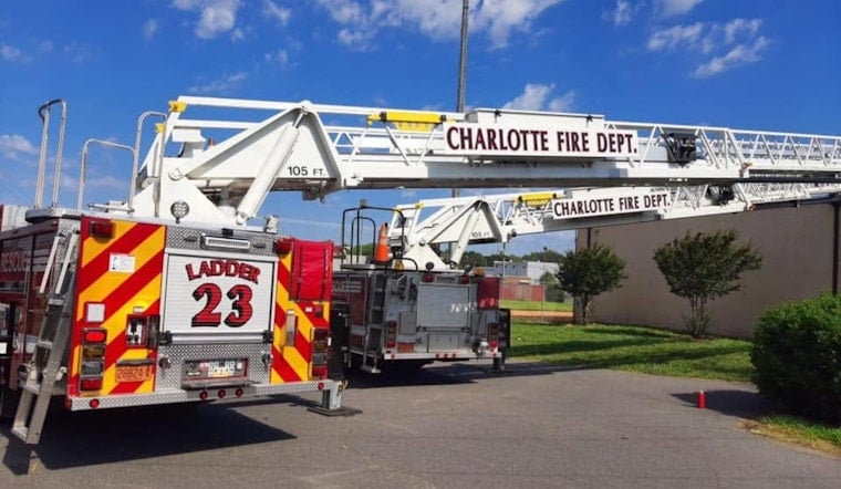 Smoke-Belching House Fire Jars Bremerton Court Block In Charlotte