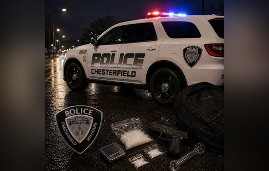 Chesterfield Cops Nab Meth, Heroin and Gun in Sketchy Traffic Stop