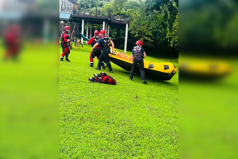 Clarksville Kayak Scare as Flash Flood Strands Group on Red River