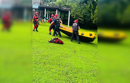 Clarksville Kayak Scare as Flash Flood Strands Group on Red River