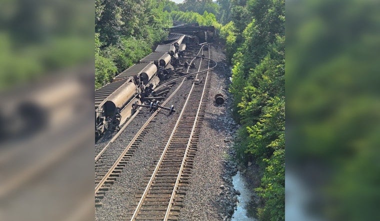 Coal Train Chaos Skids To A Stop By Eureka Golf Course