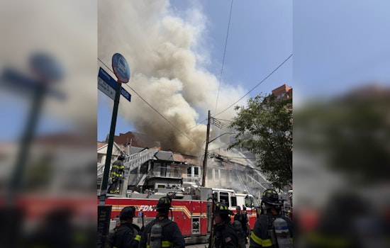 College Point Three-Alarm Blaze Chokes SkyView Shoppers, Jams Queens Traffic
