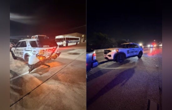 Cops, 2 Suspected Drunk Drivers Slam Precinct 5 SUVs On Katy Freeway
