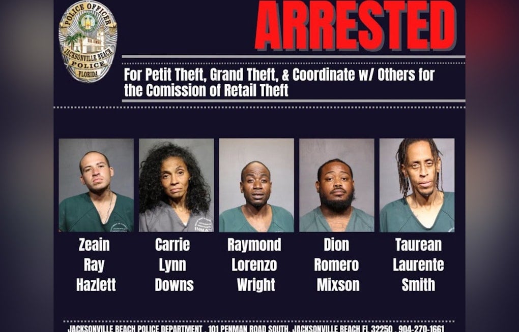 Cops Bust Alleged Home Depot Heist Crew At Jax Beach Store
