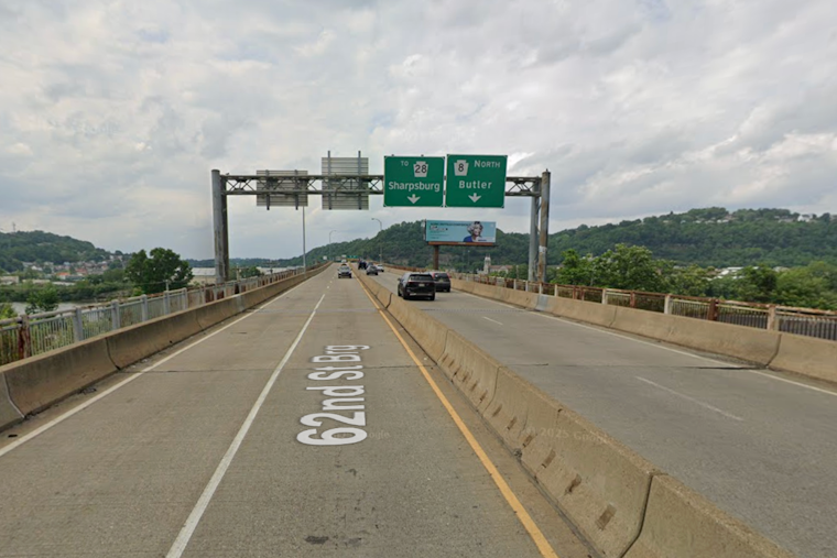 Corrosive Spill Chaos On 62nd Street Bridge After Semi Flips In Sharpsburg