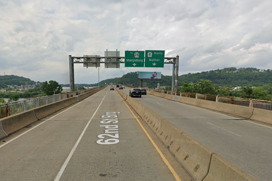 Corrosive Spill Chaos On 62nd Street Bridge After Semi Flips In Sharpsburg