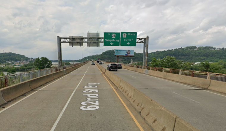 Corrosive Spill Chaos On 62nd Street Bridge After Semi Flips In Sharpsburg