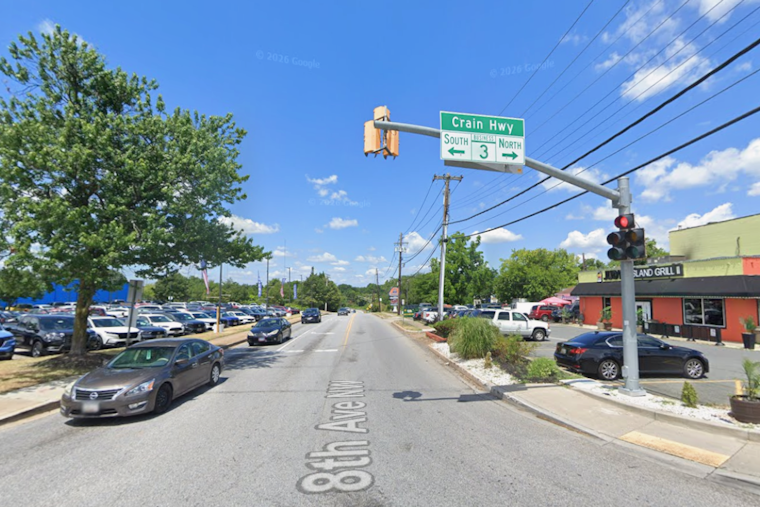 Crain Highway Chaos As Glen Burnie Facade Crumbles