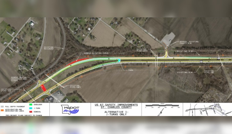 Crash-Plagued Route 67 In West Alton Gets High-Stakes Safety Makeover