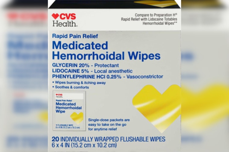 CVS 'Rapid Pain Relief' Wipes Yanked After Feds Flag Child Poisoning Risk